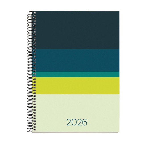 Agenda escolar semanal A5 2025/26 18 meses espiral MIQUELRIUS Plus Horizon