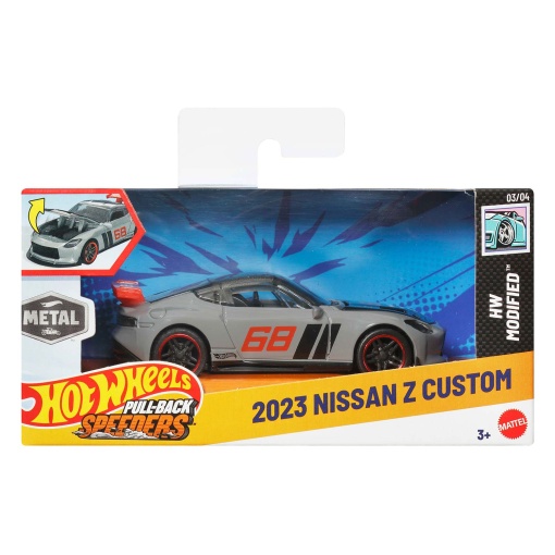Hot Wheels Pull-Back Speeders carro miniatura sortido MATTEL