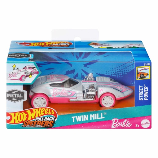 Hot Wheels Pull-Back Speeders carro miniatura sortido MATTEL