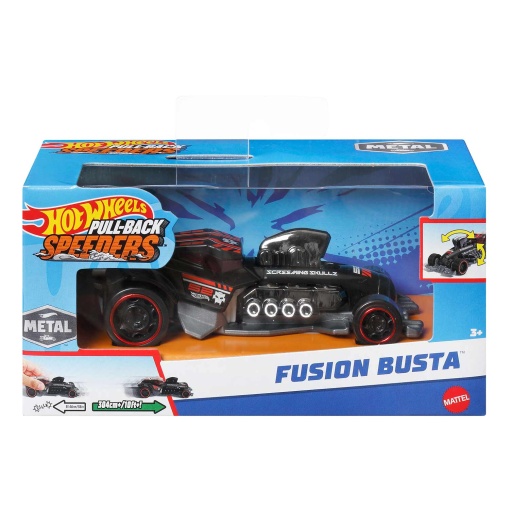 Hot Wheels Pull-Back Speeders carro miniatura sortido MATTEL