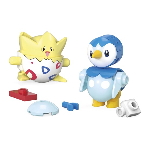 Mega Pokémon Construx Pokébola Togepi & Piplup 41 peças MATTEL