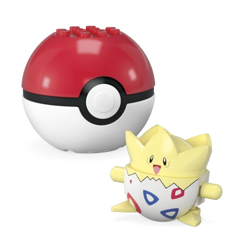 Mega Pokémon Construx Pokébola Togepi & Piplup 41 peças MATTEL