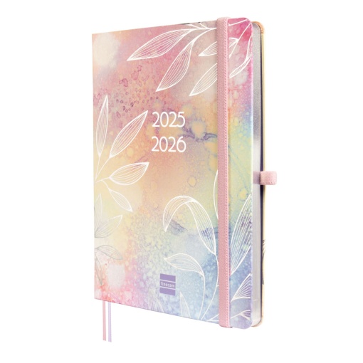 Agenda escolar semanal A5 2025/26 18 meses FINOCAM Minimal Pretty com elástico