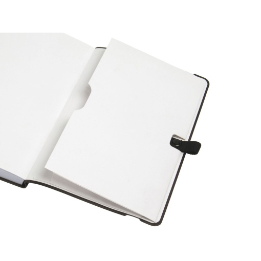 Agenda escolar semanal 118x168mm 2025/26 16 meses FINOCAM Capri negro com elástico