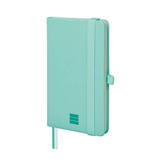 Caderno A6 capa dura FINOCAM Nexo liso 72 folhas 80g turquesa