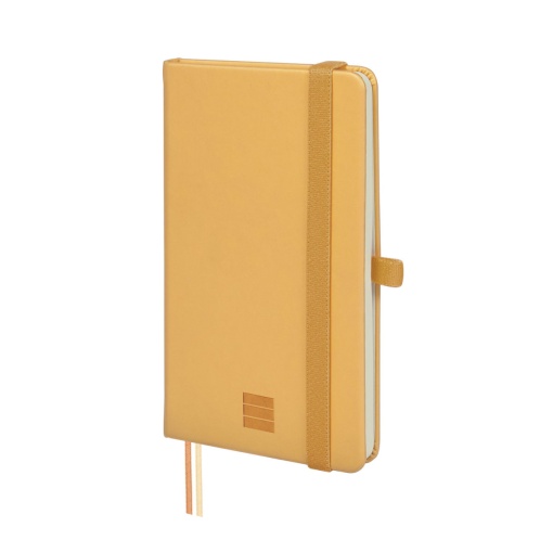 Caderno A6 capa dura FINOCAM Nexo liso 72 folhas 80g camel