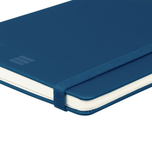 Caderno A5 capa dura FINOCAM Nexo liso 72 folhas 80g azul marinho