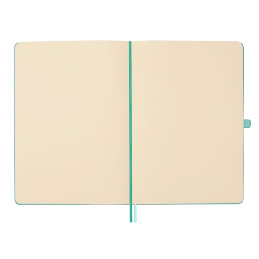 Caderno A5 capa dura FINOCAM Nexo liso 72 folhas 80g turquesa