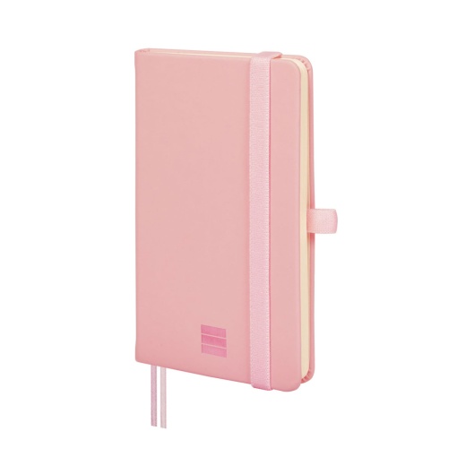 Caderno A6 capa dura FINOCAM Nexo pautado 72 folhas 80g rosa