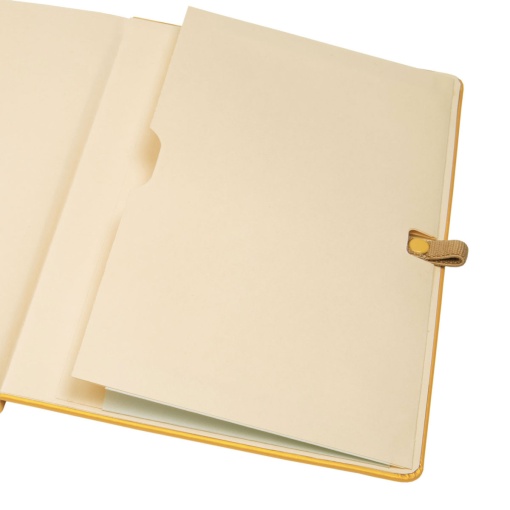 Caderno A6 capa dura FINOCAM Nexo pautado 72 folhas 80g camel