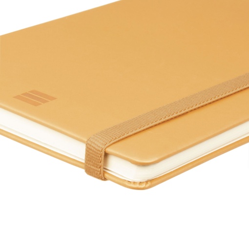 Caderno A6 capa dura FINOCAM Nexo pautado 72 folhas 80g camel