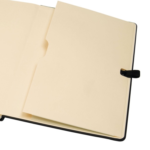 Caderno A5 capa dura FINOCAM Nexo pautado 72 folhas 80g preto