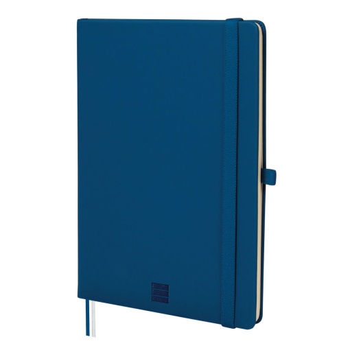 Caderno A5 capa dura FINOCAM Nexo pautado 72 folhas 80g azul marinho