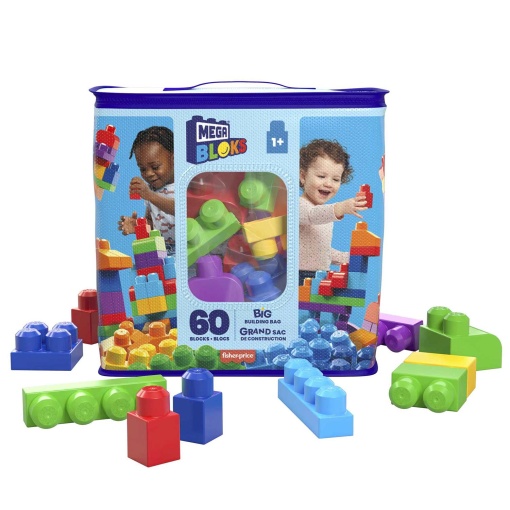 Mega Bloks 60 peças cores brilhantes MATTEL