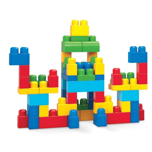 Mega Bloks 60 peças cores brilhantes MATTEL