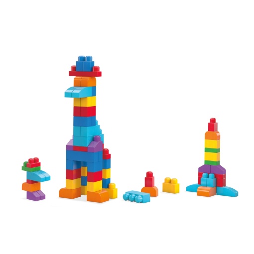 Mega Bloks 60 peças cores brilhantes MATTEL