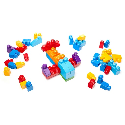 Mega Bloks 60 peças cores brilhantes MATTEL