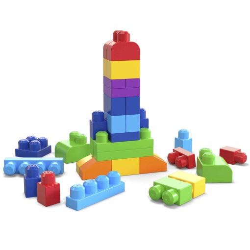 Mega Bloks 60 peças cores brilhantes MATTEL