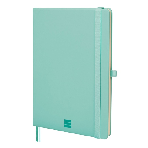 Caderno A5 capa dura FINOCAM Nexo pautado 72 folhas 80g turquesa
