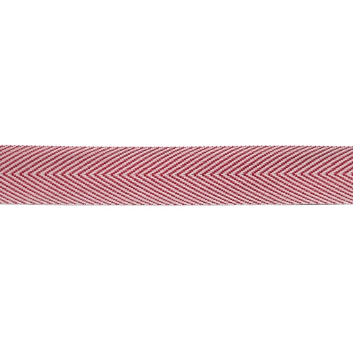 Fita espinha de peixe 22mm vermelho 3 HILOGAR (metro)