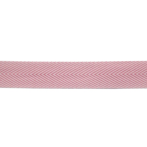 Fita espinha de peixe 22mm rosa 125 HILOGAR (metro)