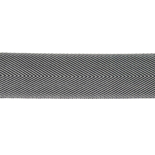 Fita espinha de peixe 38mm preto 12 HILOGAR (metro)