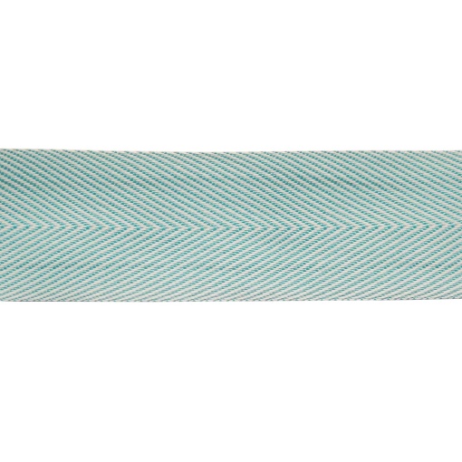 Fita espinha de peixe 38mm menta 46 HILOGAR (metro)