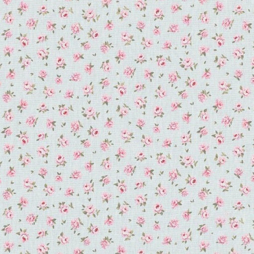 Tecido HILOGAR loneta halp Panama rose azul/rosa 205g 1x1,40m 66363