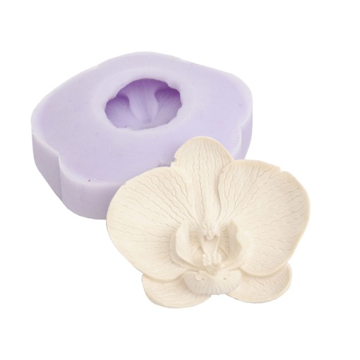 Molde de silicone flor orquídea 5,5x5,5x2cm LG