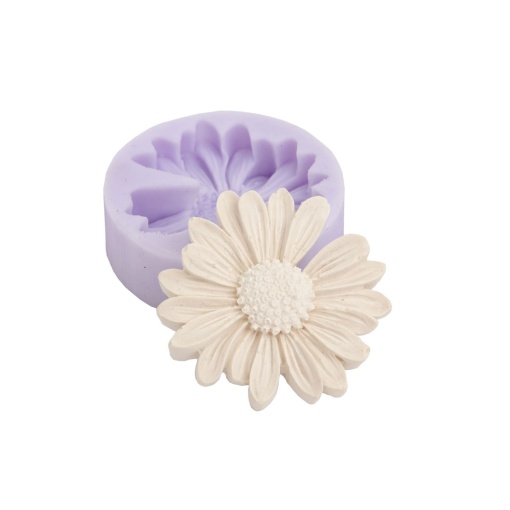 Molde de silicone flor 5,5x1,5cm LG