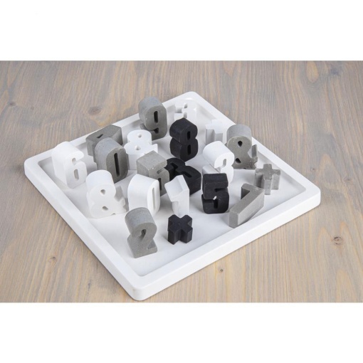 Molde de silicone números 14,5x26x1,2cm RAYHER