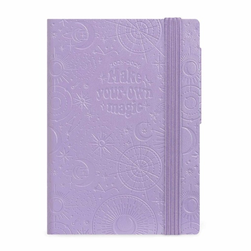 Agenda escolar semanal A6 2025/26 16 meses LEGAMI Mystic Lilac
