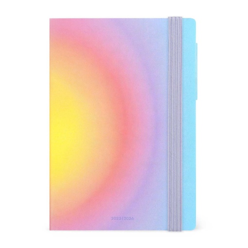 Agenda escolar diária 120x180mm 2025/26 16 meses LEGAMI Aura