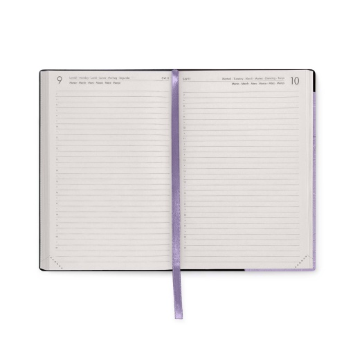 Agenda escolar diária 120x180mm 2025/26 16 meses LEGAMI Mystic Lilac