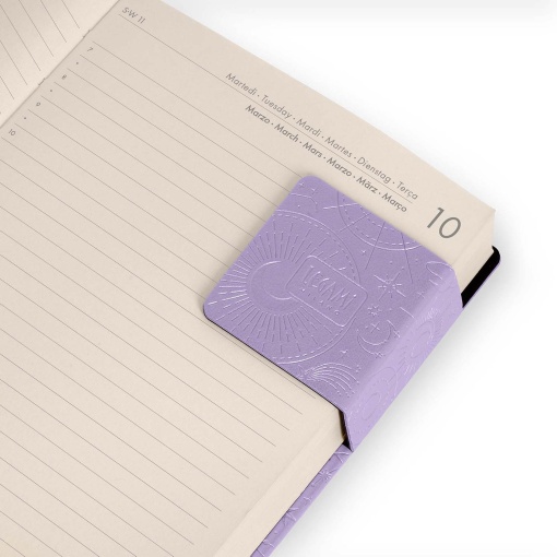 Agenda escolar diária 120x180mm 2025/26 16 meses LEGAMI Mystic Lilac