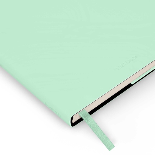 Agenda escolar semanal 120x180mm 2025/26 16 meses LEGAMI Pastel Mint