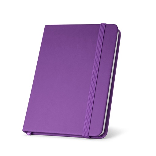 Cuaderno Hemingway A5, 80 hojas, color morado liso.