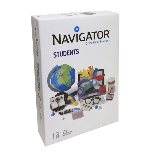 Papel fotocópia A4 75g NAVIGATOR Students branco