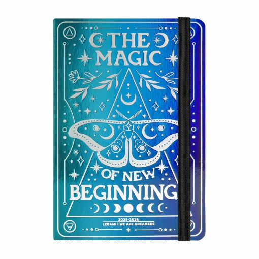Agenda escolar semanal 120x180mm 2025/26 16 meses LEGAMI Moth
