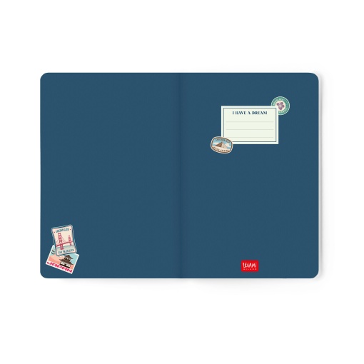 Agenda escolar semanal 120x180mm 2025/26 16 meses LEGAMI Travel Stickers