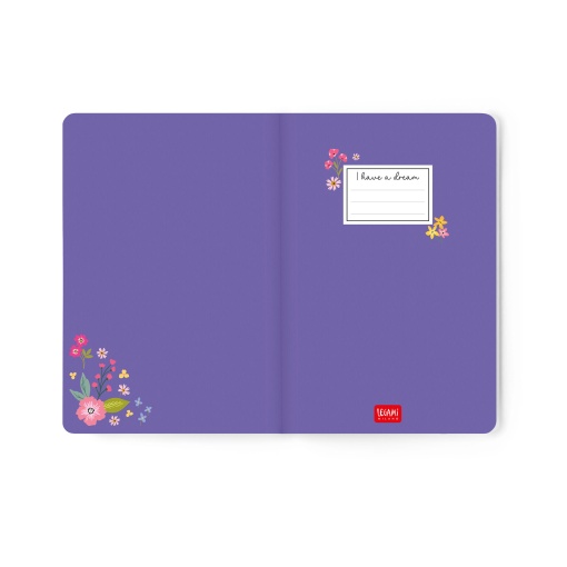 Agenda escolar semanal 120x180mm 2025/26 16 meses LEGAMI Flowers