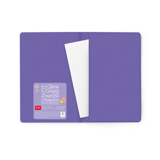 Agenda escolar semanal 120x180mm 2025/26 16 meses LEGAMI Flowers