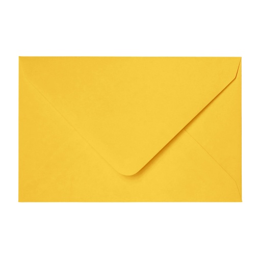 Envelope F-Colours Simply B7 90x140mm amarelo (10 unidades)