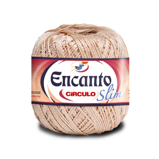Fio de crochet CÍRCULO Encanto Slim 100g amêndoa 7650
