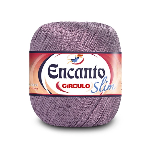Fio de crochet CÍRCULO Encanto Slim 100g malva 6802