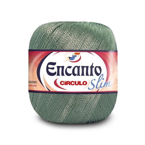 Fio de crochet CÍRCULO Encanto Slim 100g eucalipto 5745