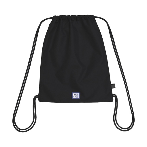 Mochila tipo saco OXFORD B-Cool com bolso preto 60x42cm