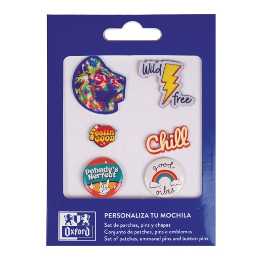 Set de pins e emblemas OXFORD