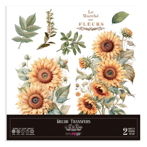 Transfer LG Sunflowers 30x30cm