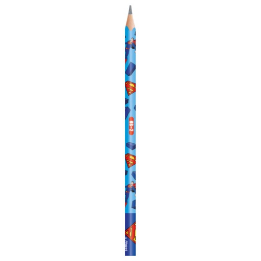 Lápis grafite MAPED Superman HB nº 2 triangular com 6
